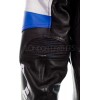 RTX TITAN Blue Motorcycle Leather Race Jacket